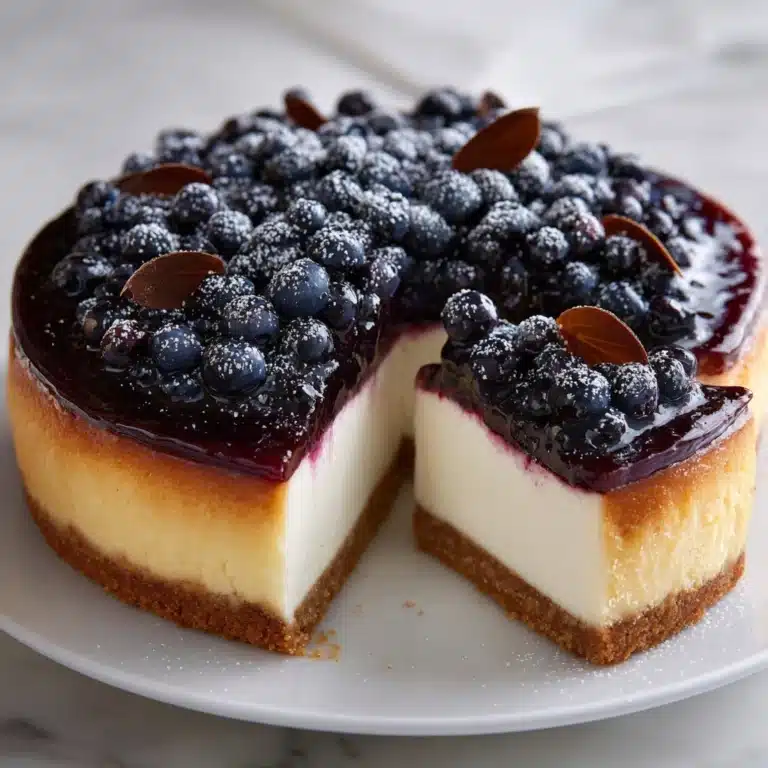 Blueberry Ricotta Pudding Cake Recipe