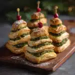 Puff Pastry Pesto Christmas Trees Recipe