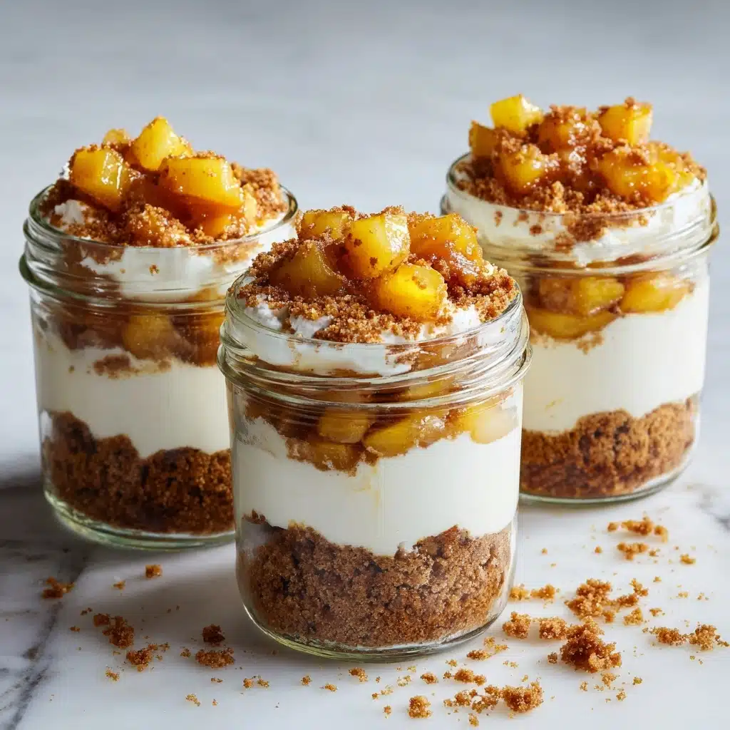 No-Bake Apple Cheesecake Jars Recipe