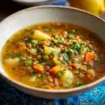 Lentil and Bulgur Soup with Lemon and Parsley Recipe