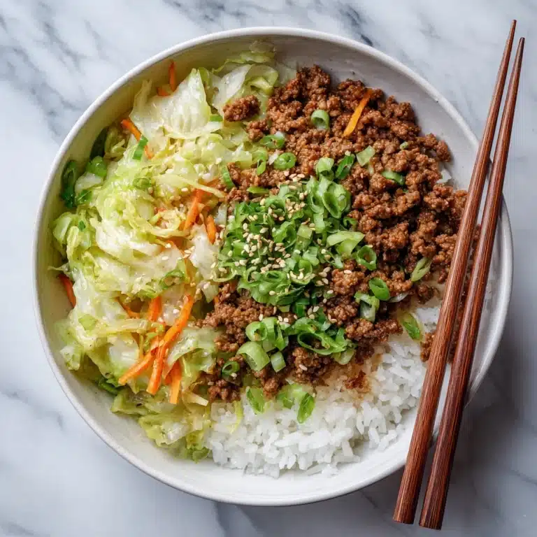 Easy Asian Ground Beef and Cabbage Stir Fry Recipe