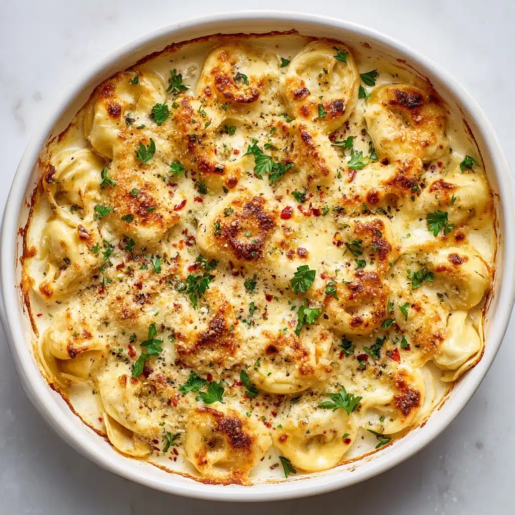 Alfredo Tortellini Bake Recipe