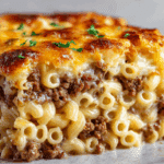 Mac and Cheese Meatloaf Casserole Recipe