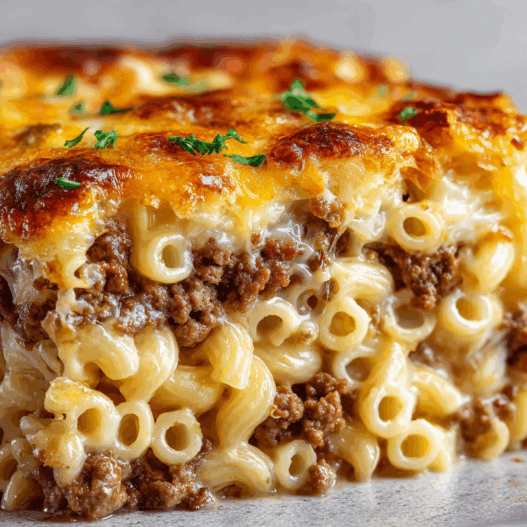 Mac and Cheese Meatloaf Casserole Recipe