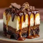 Caramel Brownie Cheesecake Recipe