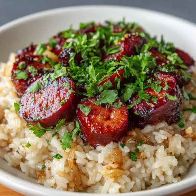Cheesy Sausage and Rice Recipe
