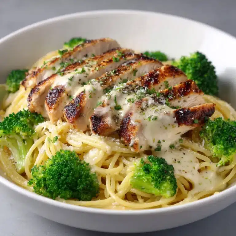 Skinny Chicken Broccoli Alfredo Recipe