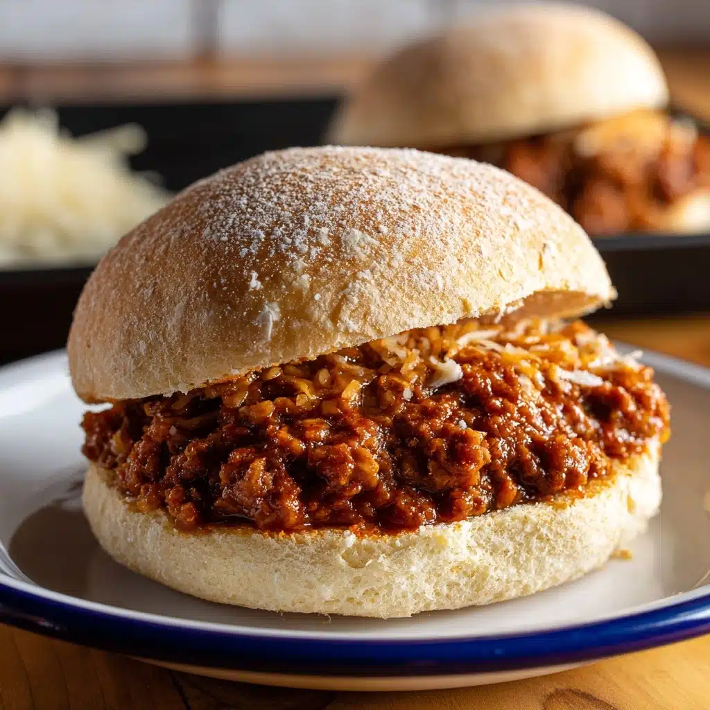 Chicken Parmesan Sloppy Joes Recipe - Recipe Image
