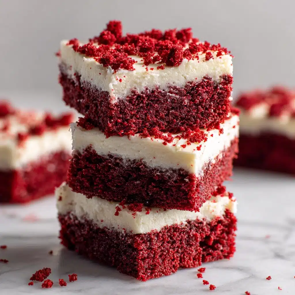 Decadent Red Velvet Brownies with Cream Cheese Frosting Recipe - Recipe Image