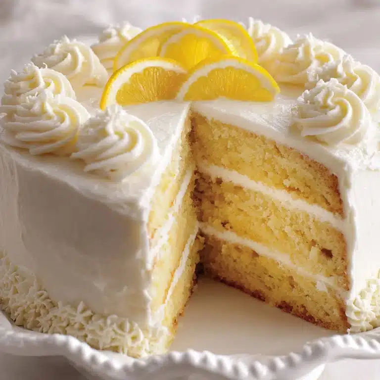 Italian Lemon Cream Cake Recipe