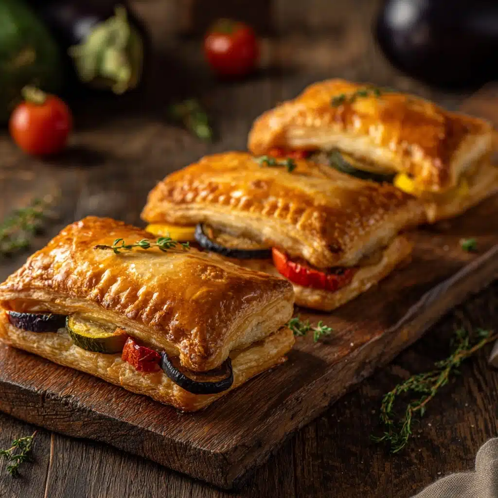 Ratatouille Hand Pies with Eggplant, Heirloom Tomato, & Cornmeal Crust Recipe