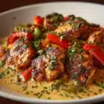 Creamy Pepperoncini Chicken Skillet Recipe