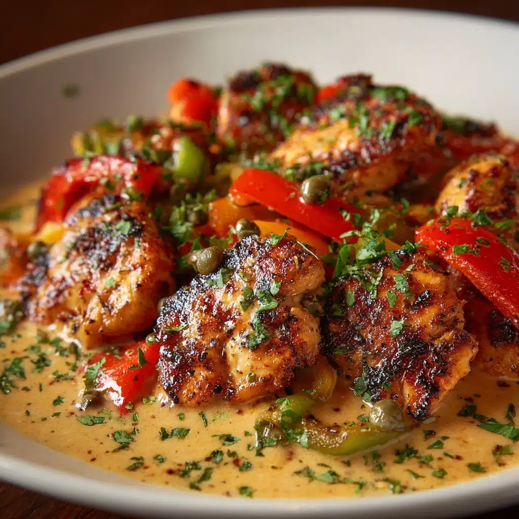 Creamy Pepperoncini Chicken Skillet Recipe