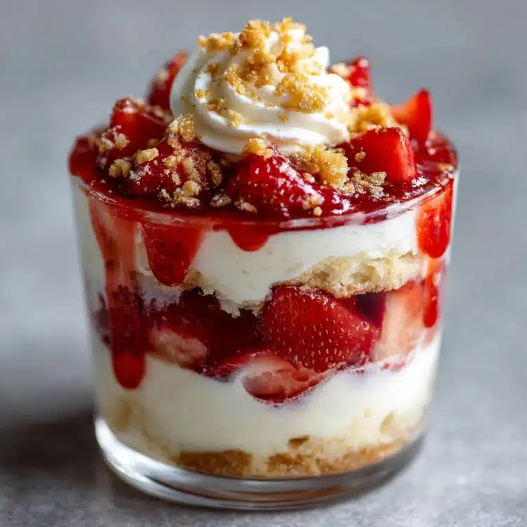 Strawberry Shortcake Cheesecake Cups Recipe