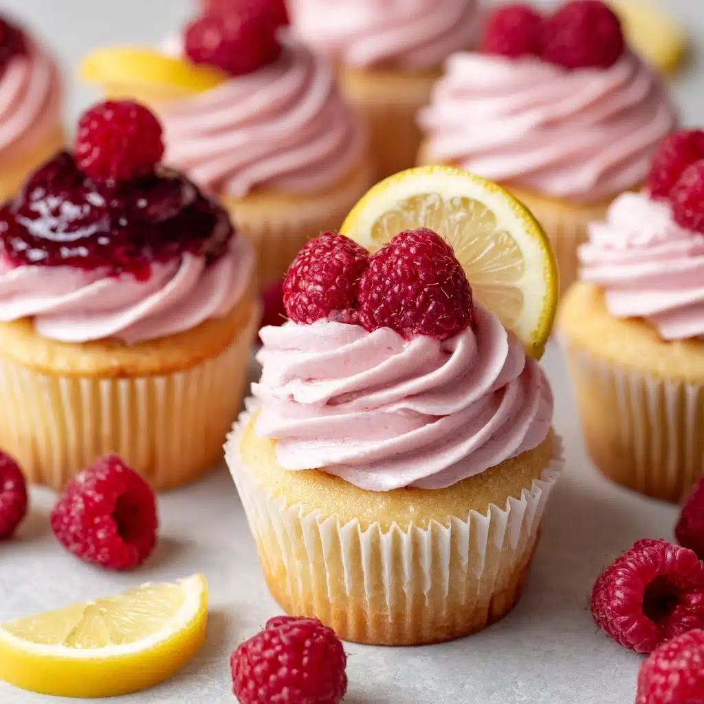 Lemon Raspberry Jam Cupcakes Recipe