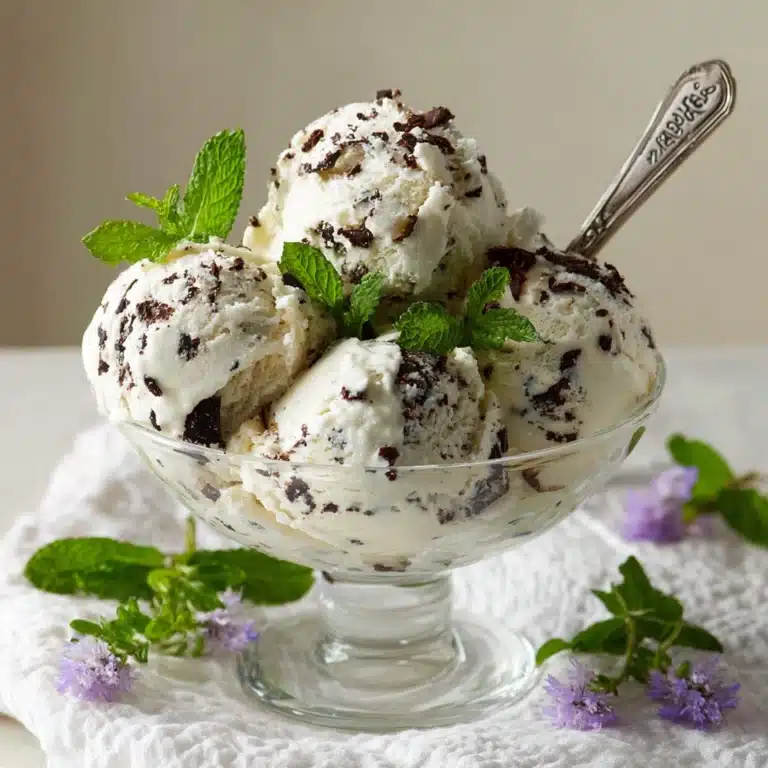 Homemade Mint Chocolate Chip Ice Cream Recipe