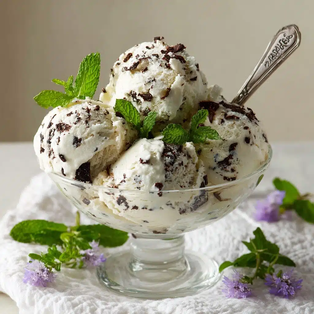 Homemade Mint Chocolate Chip Ice Cream Recipe