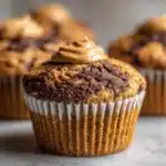 Chocolate Peanut Butter Banana Muffins Recipe