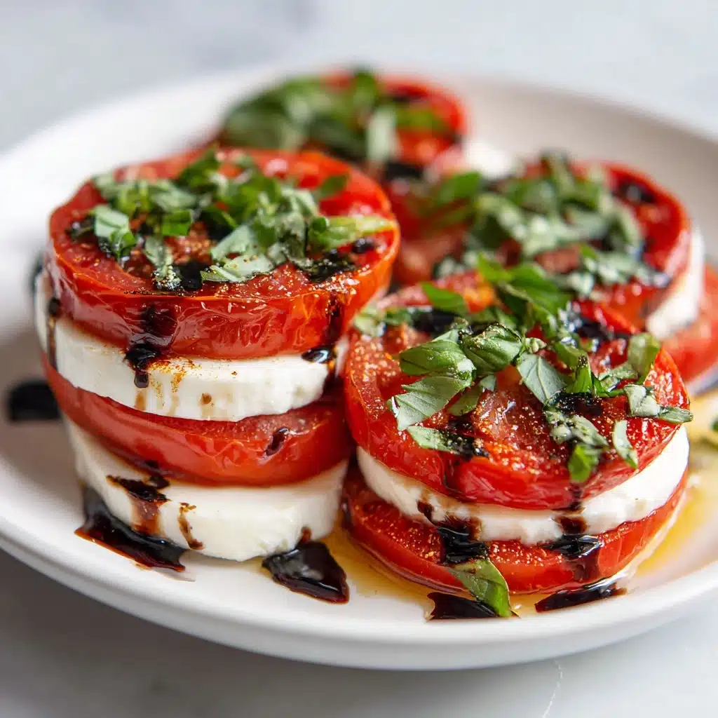 Barefoot Contessa Roasted Tomato Caprese Salad Recipe - Recipe Image