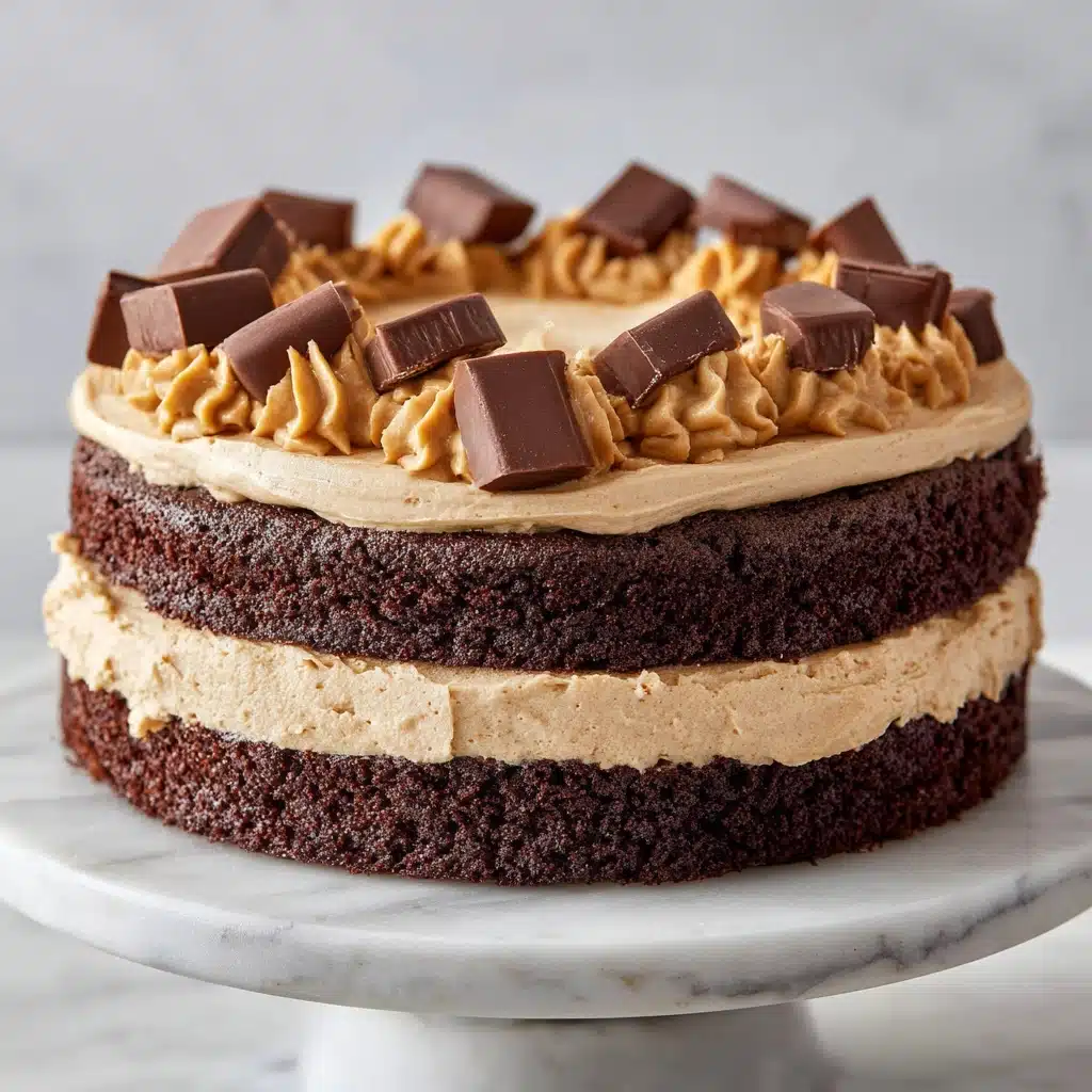 Peanut Butter Chocolate Layer Cake Recipe