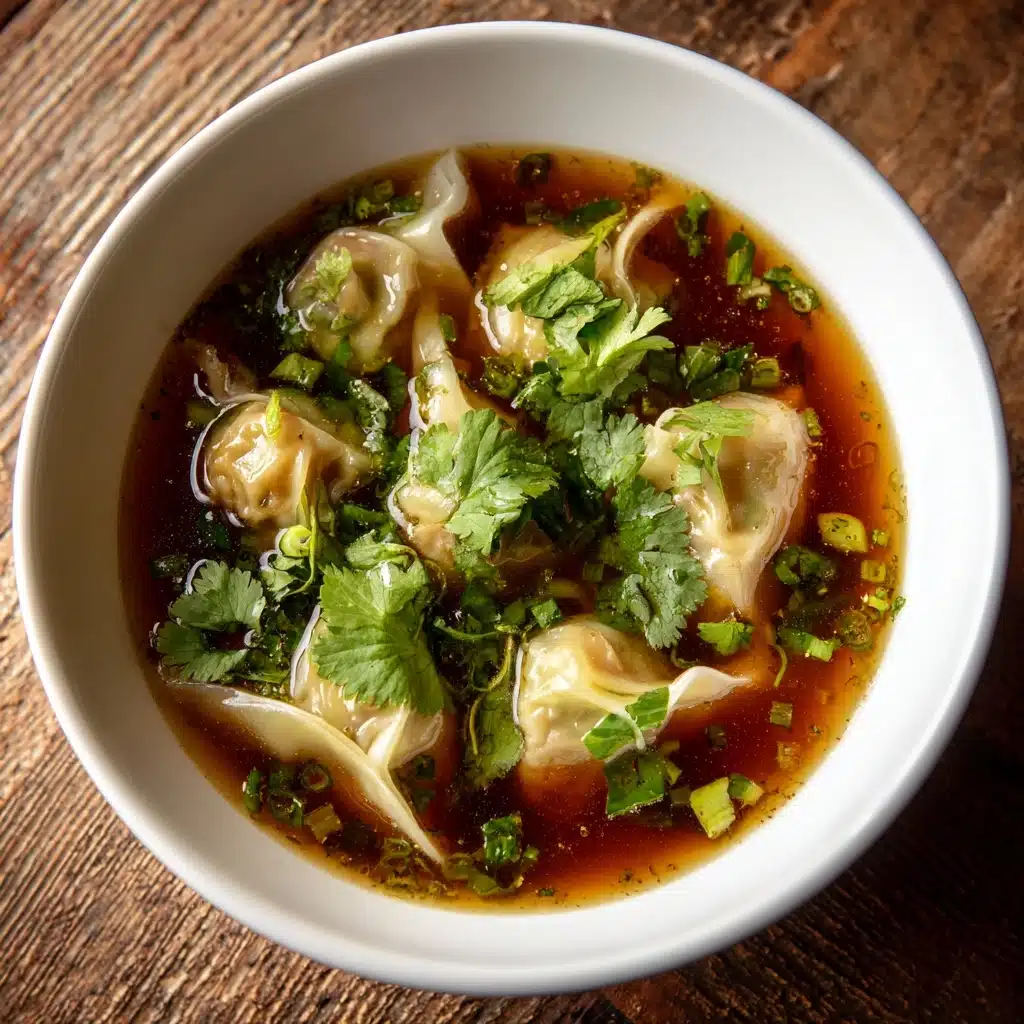 Homemade Wonton Soup Recipe