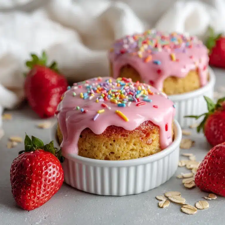 Strawberry Pop-Tart Protein Baked Oats Recipe