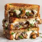 Garlic Mushroom Grilled Cheese Recipe