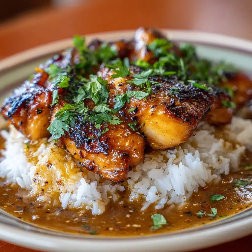 Smothered Chicken and Rice Recipe