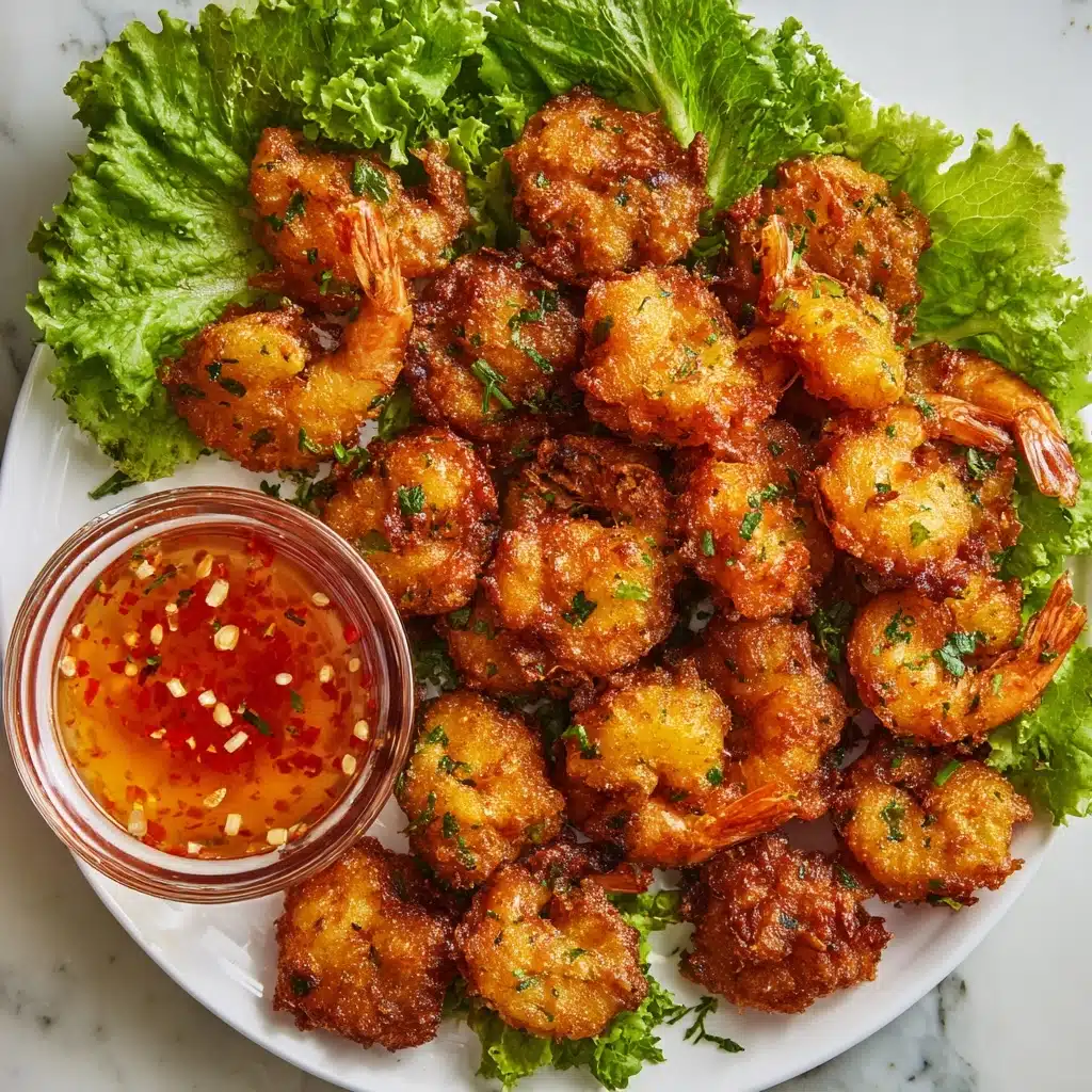 Shrimp and Sweet Potato Fritters (Bánh Tôm) Recipe
