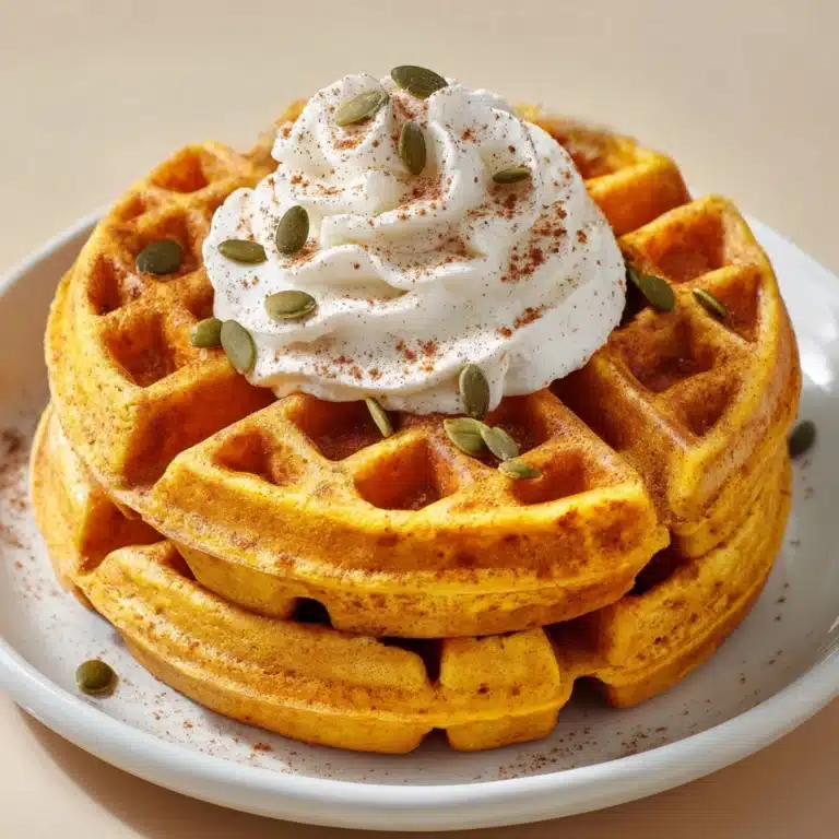 Pumpkin Protein Waffles Recipe
