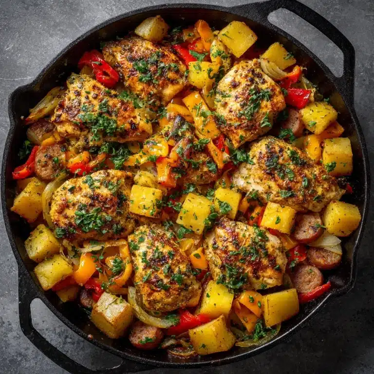 Chicken, Sausage, Peppers, and Potatoes Recipe