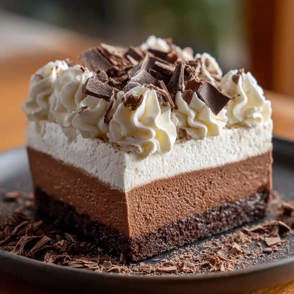 Triple Chocolate Mousse Cake Recipe