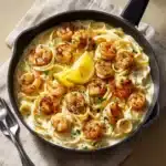 Creamy Lemon Parmesan Shrimp Recipe