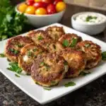 Mediterranean Chicken Patties Recipe