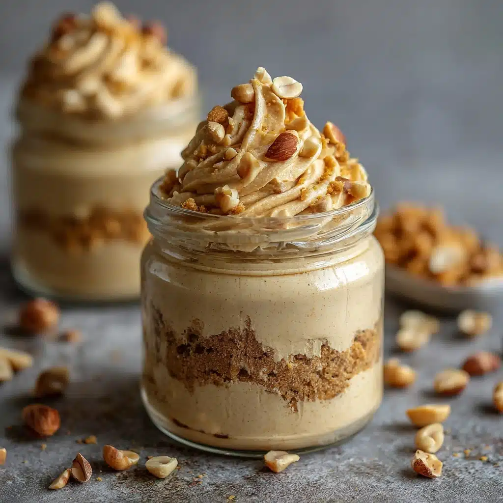 Peanut Butter Mousse with Crunchy Peanuts Recipe