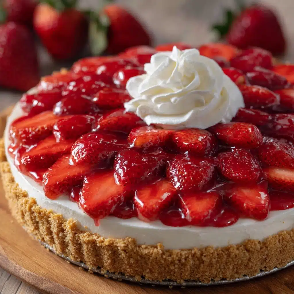 Strawberry Cheesecake Pie Recipe - Recipe Image