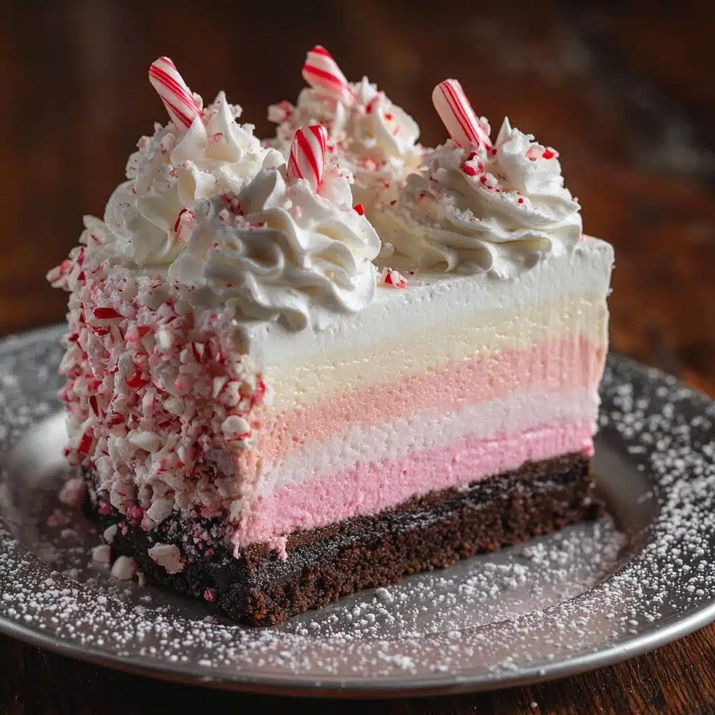 Ultimate Festive Peppermint Ice Cream Cake Recipe - Recipe Image