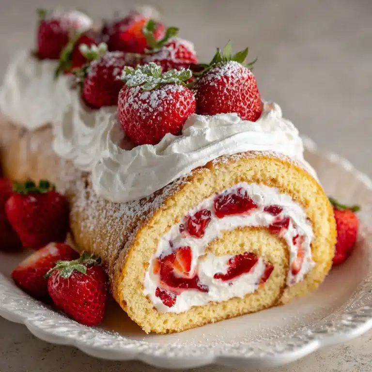 Easy Strawberry Cake Roll Recipe