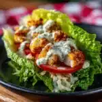 Chicken Caesar Salad Lettuce Wrap Recipe