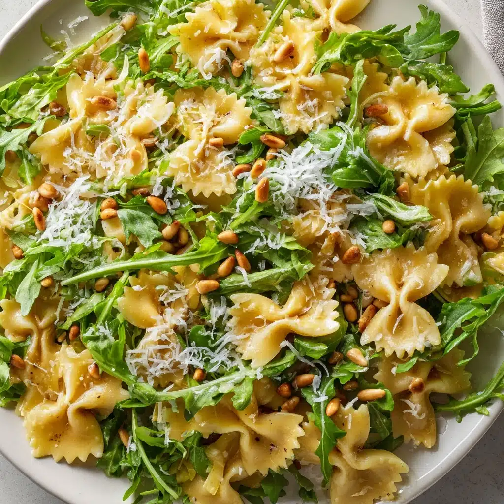 Lemon Basil Parmesan Pasta Salad with White Balsamic Vinaigrette Recipe - Recipe Image