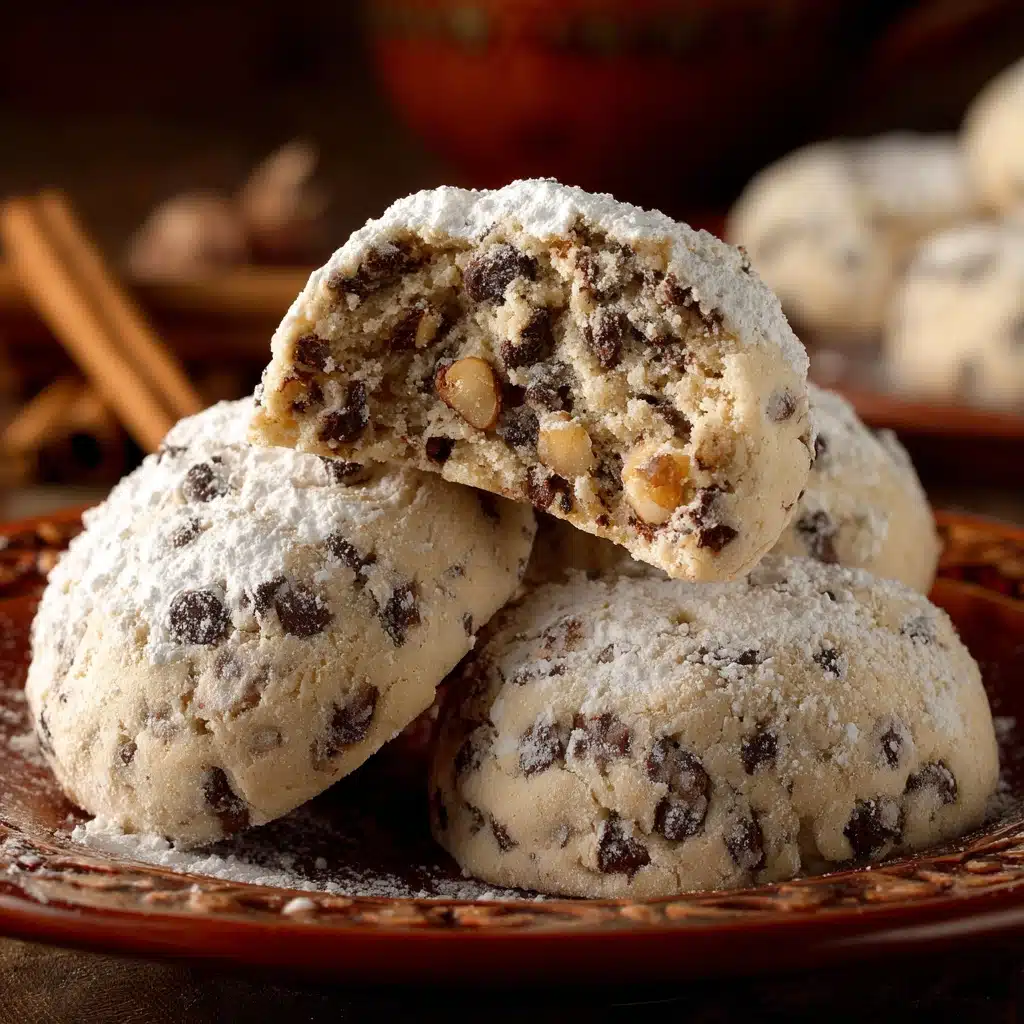 Peanut Butter Chocolate Chip Snowball Cookies Recipe - Recipe Image