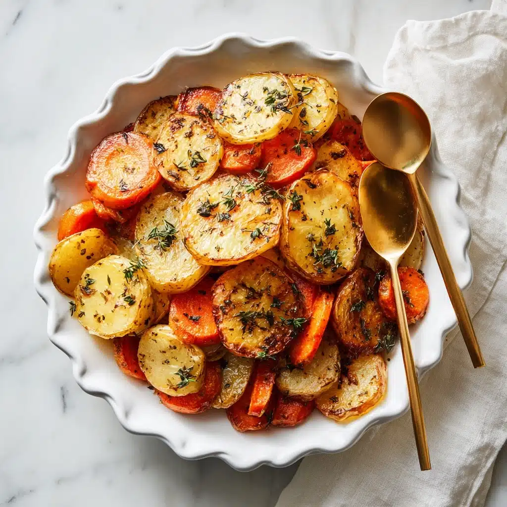 Perfect Roasted Potatoes And Carrots Recipe - Recipe Image