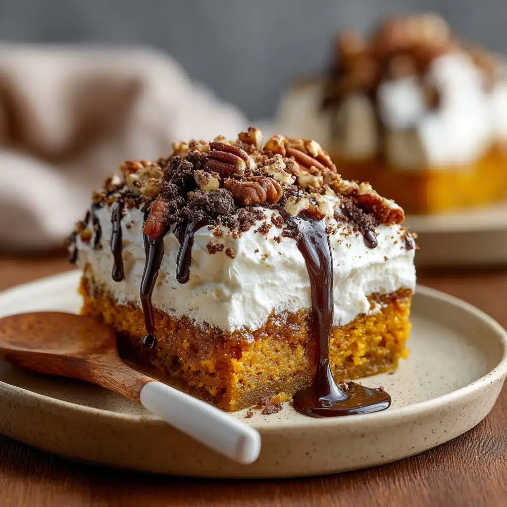 Pumpkin Caramel Poke Cake Recipe - Recipe Image