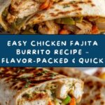 Chicken Fajita Burrito Recipe