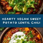 Vegan Sweet Potato Lentil Chili Recipe