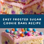 Easy Frosted Sugar Cookie Bars Recipe