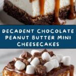 Chocolate Peanut Butter Mini Cheesecakes Recipe