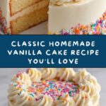 Homemade Vanilla Cake Recipe