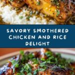 Smothered Chicken and Rice Recipe