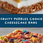 Fruity Pebbles Cookie Cheesecake Bars Recipe